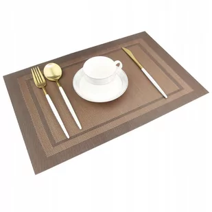 Podkładka 30 x 45 Dekoracyjna Americano Brązowy - Obrusy i serwetki - miniaturka - grafika 2