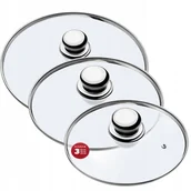 Pokrywki - Zestaw pokryw żaroodpornych Vicenza 20,24,28 cm - miniaturka - grafika 1