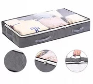 Pokrowce na ubrania - Pokrowiec Duży Organizer na odzież pościel torba koc XL pod łóżko solidny - miniaturka - grafika 1