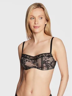 Passionata Biustonosz balkonetka P49J10 Czarny - Biustonosze - miniaturka - grafika 1