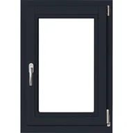 Okna - Lupol 3-szybowe fasadowe lakier kolor antracyt O4 90 RU 565x835 mm - miniaturka - grafika 1