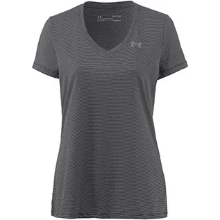 Koszulki i topy damskie - Under Armour Tech T-shirt damski z krótkim rękawem, czarny, xl 1321258-001 - grafika 1