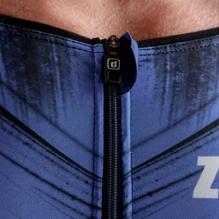 ZEROD Strój triathlonowy RACER TT SUIT blue vivacity - Bielizna sportowa męska - miniaturka - grafika 4