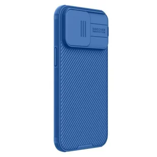 Etui APPLE IPHONE 15 PRO Nillkin CamShield Pro niebieskie - Etui i futerały do telefonów - miniaturka - grafika 5