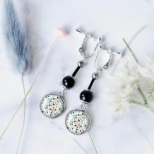 KLIPSY WISZĄCE MODERN LASTRICO - długie i wygodne z regulacją - Kolczyki - miniaturka - grafika 1