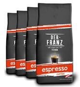 Kawa - Der-Franz Espresso Cała kawa ziarnista 4 opakowanie 1000 g - miniaturka - grafika 1