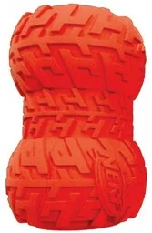 Nerf Gumowa piszcząca bombka z bieżnikiem dla psa NERF, L - Zabawki dla psów - miniaturka - grafika 1