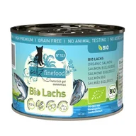 Mokra karma dla kotów - Catz finefood karma mokra dla kota organic adult No. 513 Łosoś 6x200 g - miniaturka - grafika 1