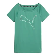 Koszulki i topy damskie - PUMA Koszulka damska Train Favorite Jersey Cat - miniaturka - grafika 1
