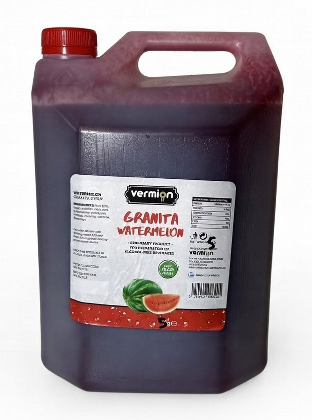 Granita Arbuz syrop - Vermion Deluxe Food Slush Watermelon 5kg