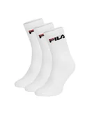 Skarpetki damskie - Fila Skarpety F9505-AW24 (3-pack) Biały - miniaturka - grafika 1