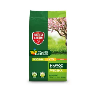 Nawóz Wiosenny Do Trawników – Witaminy Dla Rośliny – 14 kg Protect Garden - Nawozy ogrodnicze - miniaturka - grafika 1