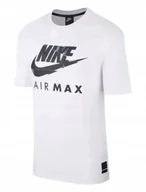 Koszulki męskie - Koszulka Nike Męska Biała Bawełniana r. M Sportowa - miniaturka - grafika 1