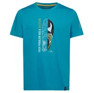 Koszulki sportowe męskie - Koszulka męska La Sportiva Solution T-Shirt M Rozmiar: M / Kolor: ciemnoniebieski - miniaturka - grafika 1