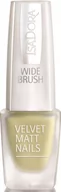 Lakiery do paznokci - IsaDora Wonder Nail Wide Brush Velvet Matt Nails, aksamitny matowy lakier 831 Spring Light, 6 ml - miniaturka - grafika 1