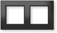 Klawisze i ramki - Homematic IP Glasrahmen 2-fach, schwarz - miniaturka - grafika 1