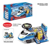 Zabawki na biegunach - Jeździk 2w1 Z Parkingiem Policja - miniaturka - grafika 1