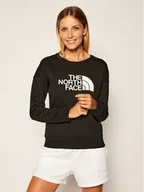 Bluzy damskie - The North Face Bluza Drew Peak Crew NF0A3S4G Czarny Regular Fit - miniaturka - grafika 1