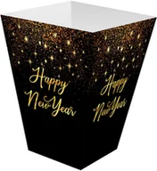 Sylwester - Pudełka na popcorn Sparkling Happy New Year - 6 szt. - miniaturka - grafika 1