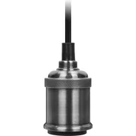 Lampy sufitowe - Home Styling Collection Lampa wisząca 8 cm srebrna industrialna XX8110740 - miniaturka - grafika 1