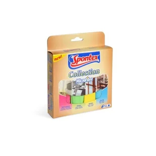 Spontex Ściereczki z mikrowłókna Collection, 4 szt. 97044095 - Ściereczki, gąbki, czyściki - miniaturka - grafika 4