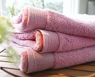 Ręczniki - Blanc Des Vosges Ręcznik UNI Różowy Outlet - miniaturka - grafika 1