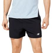 Spodnie sportowe męskie - Spodenki New Balance MS23228BK - czarne - miniaturka - grafika 1