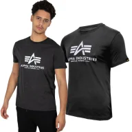 Odzież taktyczna i umundurowanie - Koszulka Alpha Industries Basic 100501 466 - Szara  S - miniaturka - grafika 1