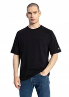 Koszulki męskie - CHAMPION KOSZULKA MĘSKA T-SHIRT CZARNA r.M - miniaturka - grafika 1