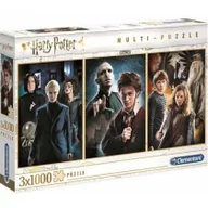 Puzzle - Clementoni Puzzle 3x1000 Harry Potter - miniaturka - grafika 1