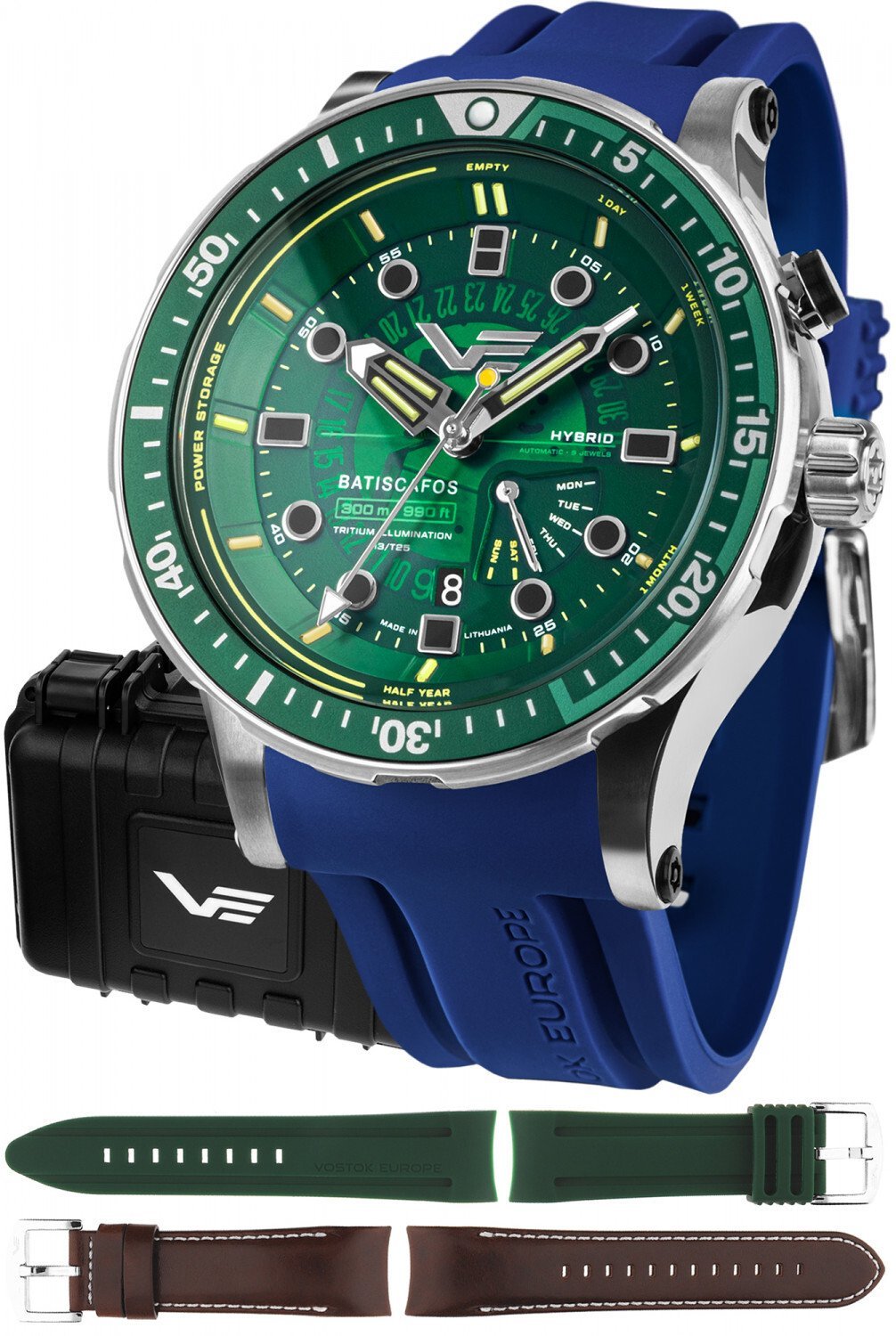 Zegarek Vostok Europe Zegarek męski Vostok Europe PX84-511A770SBL niebieski