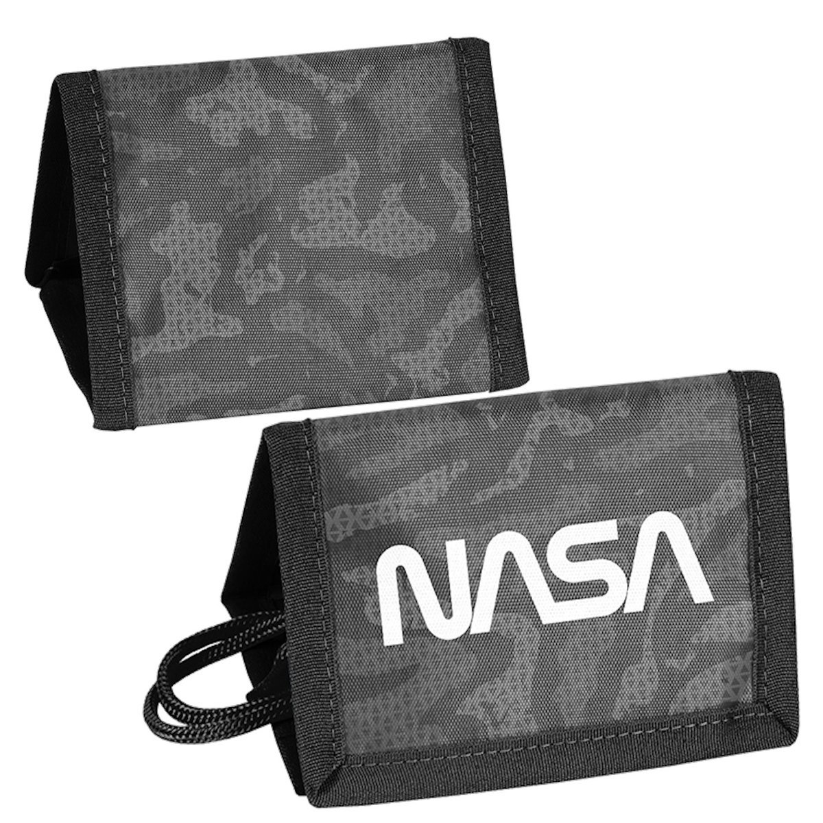 Portfel rozkładany ze sznurkiem Nasa Camo PP26NM-002