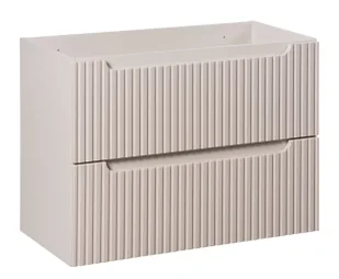 Kaszmirowa ryflowana szafka łazienkowa E1-Z33 - Szafki łazienkowe - miniaturka - grafika 1