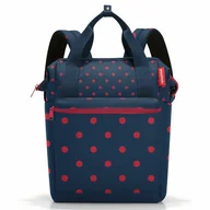 Plecaki - reisenthel Allrounder R Plecak 39 cm mixed dots red - miniaturka - grafika 1