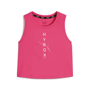 Damska koszulka bez rękawów PUMA x HYROX CLOUDSPUN PUMA Sunset Glow Pink - Koszulki sportowe damskie - miniaturka - grafika 1