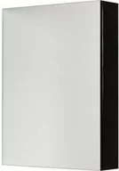 Szafki łazienkowe - Szafka łazienkowa z lustrem czarna 60x80cm FOKUS - miniaturka - grafika 1