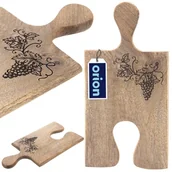 Deski do krojenia - Deska do krojenia serwowania drewniana MANGO 29,5x15cm - miniaturka - grafika 1