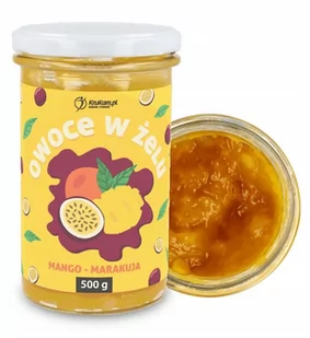 KruKam Frużelina Owoce w żelu Mango-Marakuja 500g - Dżem - miniaturka - grafika 1