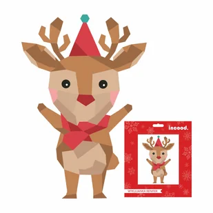 Wyklejanka Renifer - Zabawki kreatywne - miniaturka - grafika 1