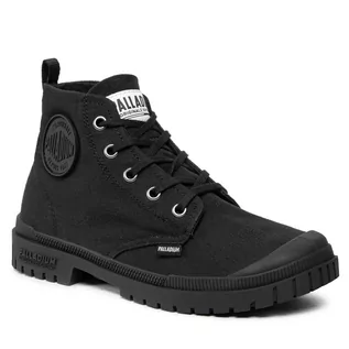 Botki damskie - Palladium Trapery Pampa Sp20 Hi Cvs 76838-008-M Black/Black 1 - grafika 1