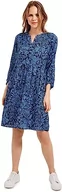 Sukienki - Cecil Damska sukienka w kwiaty, Deep Blue, XL - miniaturka - grafika 1