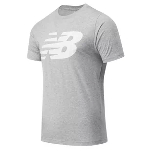 Koszulka New Balance MT03919AG - szara - Koszulki sportowe męskie - miniaturka - grafika 1