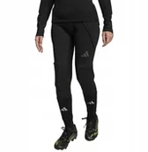 Legginsy - Adidas Legginsy bramkarskie dla dzieci adidas Padded Baselayer Long Tight czarne JZ9225 152cm - miniaturka - grafika 1