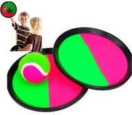 Piłki dla dzieci - CATCH BALL GRA Plażowa NA RZEPY RZUCAJ I ŁAP PALETKI + PIŁKA Catchball LT - miniaturka - grafika 1