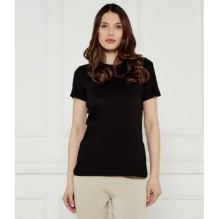 Armani Exchange T-shirt Regular Fit - Koszulki i topy damskie - miniaturka - grafika 1