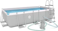 Baseny ogrodowe - Avenli Basen stelażowy z pompą piaskową 400x200cm 17w1 2817 - miniaturka - grafika 1