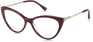 Okulary przeciwsłoneczne - Jimmy Choo Jc359 Burgundy Animalier, 55 damski, burgundowy Animalier, Burgundy Animalier - miniaturka - grafika 1