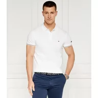 Koszule męskie - Tommy Hilfiger Polo CUFF EMBRO | Slim Fit - miniaturka - grafika 1