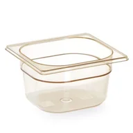 Pojemniki kuchenne - Pojemnik GN z grilamidu do wysokich temperatur GN 1/6 wys. 150 mm - Hendi 869666 - miniaturka - grafika 1