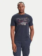 Koszulki męskie - Aeronautica Militare T-Shirt 252TS2472UJ00708 Granatowy Regular Fit - miniaturka - grafika 1